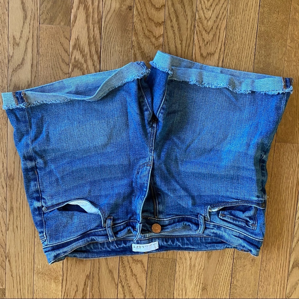 Loft denim shorts